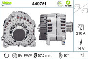 440751 generátor VALEO RE-GEN REMANUFACTURED VALEO