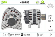 440755 Alternátor VALEO RE-GEN REMANUFACTURED VALEO