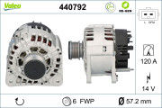 440792 Alternátor VALEO RE-GEN REMANUFACTURED VALEO