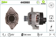 440860 generátor VALEO RE-GEN REMANUFACTURED VALEO