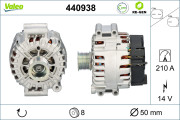 440938 generátor VALEO RE-GEN REMANUFACTURED VALEO