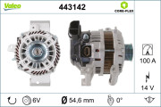 443142 Alternátor VALEO CORE-FLEX VALEO