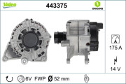 443375 Alternátor VALEO ORIGINS NEW VALEO