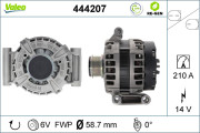 444207 Alternátor VALEO RE-GEN REMANUFACTURED VALEO