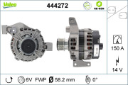 444272 Alternátor VALEO RE-GEN REMANUFACTURED VALEO