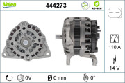 444273 Alternátor VALEO RE-GEN REMANUFACTURED VALEO