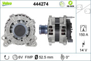 444274 Alternátor VALEO RE-GEN REMANUFACTURED VALEO