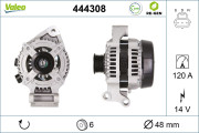 444308 generátor VALEO RE-GEN REMANUFACTURED VALEO