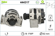 444317 VALEO alternátor 444317 VALEO