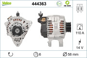 444363 VALEO alternátor 444363 VALEO