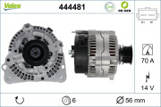 444481 Alternátor VALEO RE-GEN REMANUFACTURED VALEO