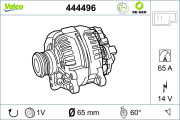 444496 Alternátor VALEO RE-GEN REMANUFACTURED VALEO