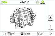 444513 Alternátor VALEO RE-GEN REMANUFACTURED VALEO