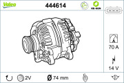 444614 Alternátor VALEO RE-GEN REMANUFACTURED VALEO