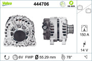 444706 Alternátor VALEO RE-GEN REMANUFACTURED VALEO