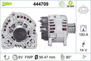 444709 Alternátor VALEO RE-GEN REMANUFACTURED VALEO