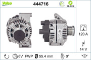 444716 generátor VALEO RE-GEN REMANUFACTURED VALEO
