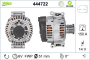 444722 Alternátor VALEO RE-GEN REMANUFACTURED VALEO