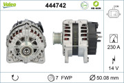 444742 VALEO alternátor 444742 VALEO