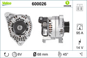 600026 Alternátor VALEO ORIGINS NEW VALEO