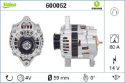 600052 Alternátor VALEO ORIGINS NEW VALEO