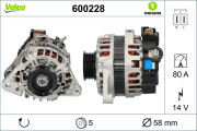 600228 VALEO alternátor 600228 VALEO