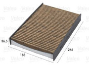 701000 Filtr, vzduch v interiéru VALEO PROTECT MAX VALEO