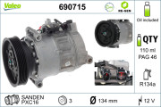 690715 Kompresor, klimatizace VALEO RE-GEN REMANUFACTURED VALEO