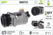 690721 Kompresor, klimatizace VALEO RE-GEN REMANUFACTURED VALEO