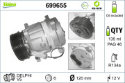 699655 Kompresor, klimatizace VALEO RE-GEN REMANUFACTURED VALEO