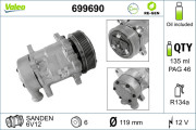 699690 Kompresor, klimatizace VALEO RE-GEN REMANUFACTURED VALEO