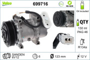 699716 Kompresor, klimatizace VALEO RE-GEN REMANUFACTURED VALEO