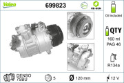 699823 Kompresor, klimatizace VALEO RE-GEN REMANUFACTURED VALEO