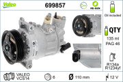 699857 Kompresor, klimatizace VALEO RE-GEN REMANUFACTURED VALEO