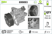 699893 Kompresor, klimatizace VALEO RE-GEN REMANUFACTURED VALEO