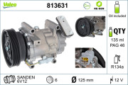 813631 Kompresor, klimatizace VALEO RE-GEN REMANUFACTURED VALEO