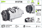 813736 Kompresor, klimatizace VALEO RE-GEN REMANUFACTURED VALEO