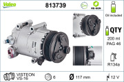 813739 Kompresor, klimatizace VALEO RE-GEN REMANUFACTURED VALEO