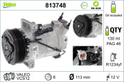 813748 Kompresor, klimatizace VALEO RE-GEN REMANUFACTURED VALEO