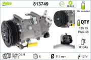 813749 Kompresor, klimatizace VALEO RE-GEN REMANUFACTURED VALEO