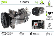 813883 Kompresor, klimatizace VALEO RE-GEN REMANUFACTURED VALEO