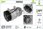 399502 Kompresor, klimatizace VALEO CORE-FLEX VALEO
