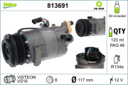 813691 Kompresor, klimatizace VALEO RE-GEN REMANUFACTURED VALEO