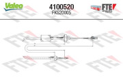 4100520 Tažné lanko, ovládání spojky FTE CLUTCH ACTUATION VALEO