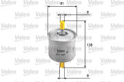 587007 Palivový filtr VALEO