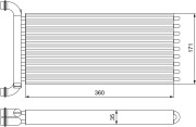 811521 Výměník tepla, vnitřní vytápění VALEO