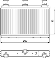 811537 Výměník tepla, vnitřní vytápění VALEO