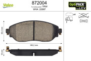 872004 Brzdové destičky OPTIPACK for LCV VALEO