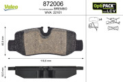 872006 Brzdové destičky OPTIPACK for LCV VALEO