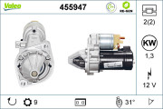 455947 Startér VALEO RE-GEN REMANUFACTURED VALEO